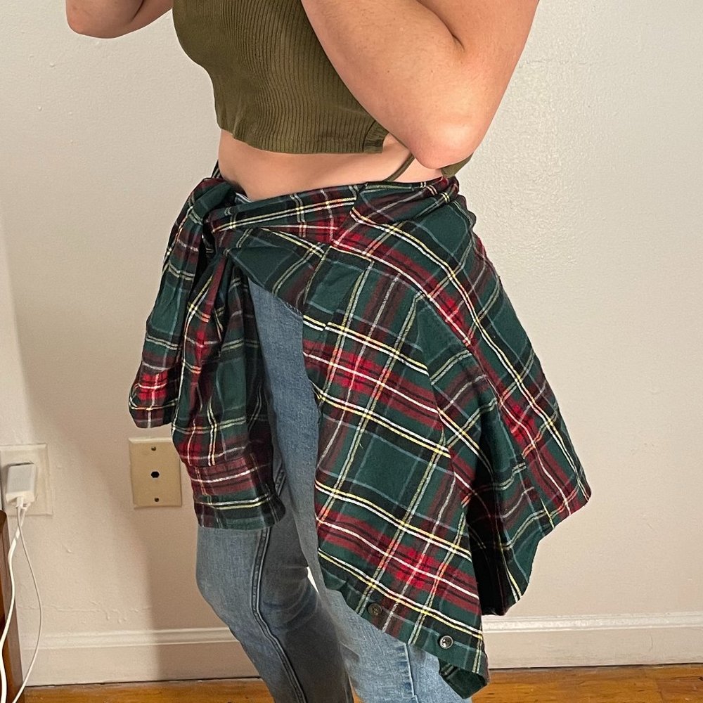 L.L.Bean flannel button down